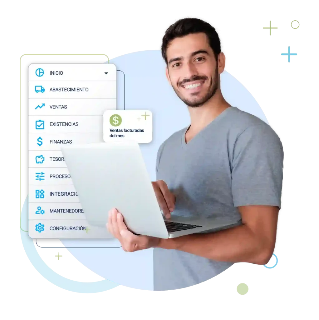 Conoce cómo nuestros software de gestión empresarial pueden ayudarte a automatizar todos tus procesos en un solo lugar en tiempo real.