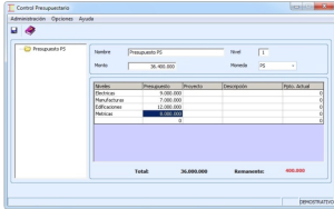 módulo de control de proyectos 8